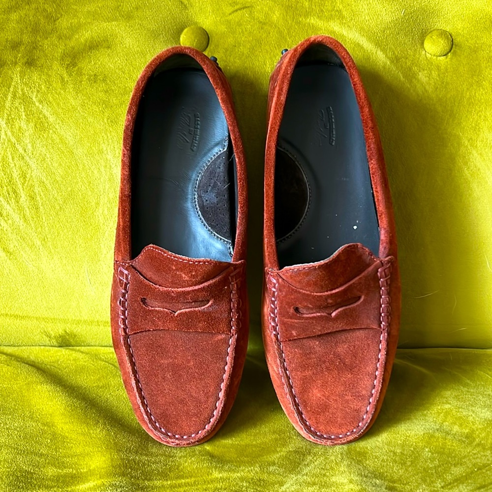 Aurélien | Brown Suede Penny Loafer, Women’s Size 39